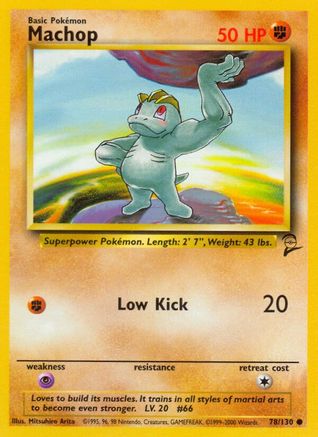 Image of Machop 078/130  Base Set 2 - Common